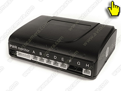 MasterPark 602-4-W - беспроводной парктроник с камерой, четырьмя датчиками и монитором 3.5 дюйма